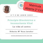 2º Ciclo: Insconsciente Vital y Principio Biocéntrico. 17