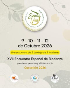 Lee más sobre el artículo XVII Encuentro Español de Biodanza SRT en Benicàssim del 9 al 12 de octubre 2026